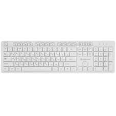 Комплект клавиатура+мышь Defender Auckland C-987 беспроводной, USB, 1600 DPI, белый