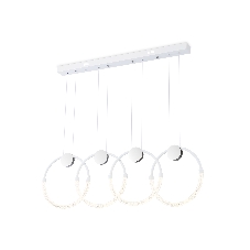 Светильник Ambrella light FL10598/4 WH/CH белый/хром 4200K 45W 940*20*1200 (Без ПДУ)