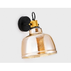 Светильник Ambrella light TR3521 SB/TI бронза/янтарь E27 max 40W 220*280*320