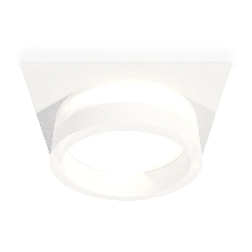 Комплект встраиваемого светильника Ambrella light XC8061015 SWH/FR белый песок/белый матовый GX53 (C8061, N8401)