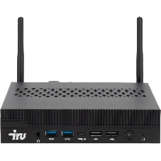 Неттоп IRU Tactio 310H6ITF i3 14100 (3.5) 8Gb SSD256Gb UHDG 730 Windows 11 Pro GbitEth WiFi BT 120W черный (RUS) (2176177)