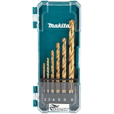 Набор сверл Makita D-72833 по металлу (6пред.) для дрелей Набор сверл Makita D-72833 по металлу (6пред.) для дрелей