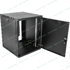 Шкаф ЦМО телекоммуникационный настенный сварной 15U (600 500) съемные стенки, дверь металл, черный