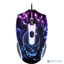 Мышь проводная Defender Overmatch GM-069 черный, 2400 dpi, USB, кнопки - 4