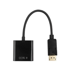 Переходник с кабелем Bion HDMI - DisplayPort, 19F/20M, однонаправленный DP->HDMI, 15см, черный BXP-A-HDMI-DP-02