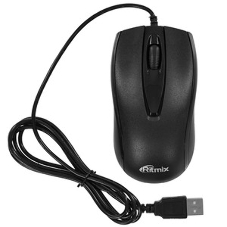Мышь проводная RITMIX ROM-108 Black