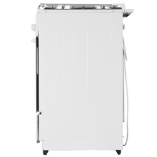 Плита Газовая Flama N FG 24239 W белый (стеклянная крышка) реш.чугун