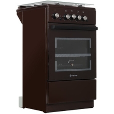 Плита газовая De Luxe 5040.32Г (КР) ЧР 014 коричневый, конфорок 4 шт, духовка 46 л, 50 см x 85 см x 50 см