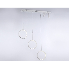 Светильник Ambrella light FL5277/3+2 WH белый 59W 3000K/4200K/6400K+4200K 800*200*1200 (ПДУ ИК)