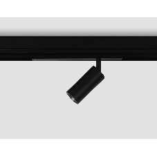 Светильник светодиодный трековый для шинопровода Magnetic Ambrella light GL1620 BK черный IP20 12W 4200K 220V 36° D45*100 (Без ПДУ)