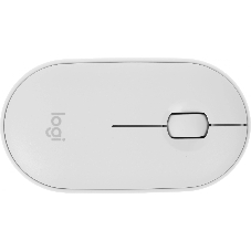 Мышь беспроводная Logitech Pebble M350 белый, 1000 dpi, радиоканал, Bluetooth, USB, кнопки - 3