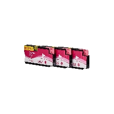 Набор струйных картриджей Sakura CZ135A (№711 Magenta 3-pack) для HP, пурпурный, 26 мл.