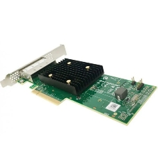 Адаптер SAS 9500-16e SGL (05-50075-00) PCIe Gen4 x8 LP, Tri-Mode SAS/SATA/NVMe 12G HBA, 16port(4*ext SFF8644), 3816 IOC