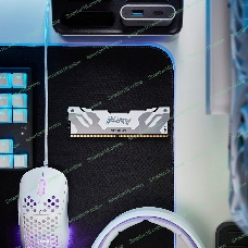 Оперативная память Kingston Fury Renegade, DDR5, 32Gb (2x16GB), 7200MHz, CL38, DIMM, радиатор, белый