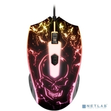Мышь проводная Defender Overmatch GM-069 черный, 2400 dpi, USB, кнопки - 4