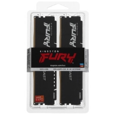 Оперативная память Kingston Fury Beast, DDR5, 32GB (1x32 GB), 6000 MHz, CL36, DIMM, радиатор, черный