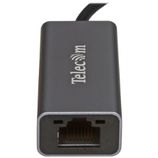 Кабель-переходник USB 3.0 (Am) --> LAN RJ-45 Ethernet 1000 Mbps, Aluminum Shell,Telecom TU312M