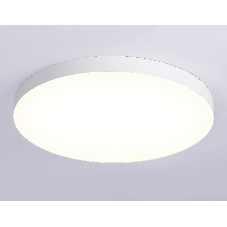 Потолочный светодиодный светильник Ambrella light FV5539 WH белый LED 130W 3000K D800*58 (Без ПДУ)