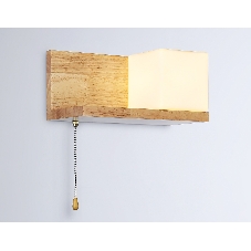Светильник Ambrella light TR83123 LW/FR светлое дерево/белый матовый E27 max 40W 300*140*140