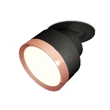 Светильник Ambrella Light XM8102503 SBK/PPG черный песок/золото розовое полированное GX53 (A2242, A2106, C8102, N8126)
