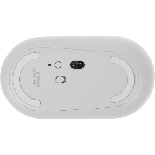 Мышь беспроводная Logitech Pebble M350 белый, 1000 dpi, радиоканал, Bluetooth, USB, кнопки - 3