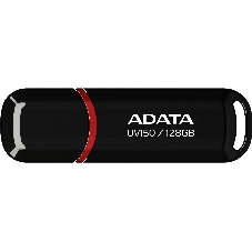 Флешка USB ADATA UV150 (AUV150-128G-RBK), 128Gb, USB 3.0, R/W 100/30, черный