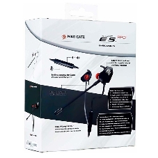 Гарнитура Mad Catz E.S. PRO+ чёрный, проводная, mini jack 3.5 мм, вставные