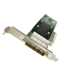 Адаптер SAS 9500-16e SGL (05-50075-00) PCIe Gen4 x8 LP, Tri-Mode SAS/SATA/NVMe 12G HBA, 16port(4*ext SFF8644), 3816 IOC