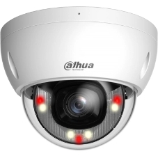 Уличная купольная IP-видеокамера Dahua DH-IPC-HDBW2449EP-S-IL-0360B Smart Dual Light с ИИ 4Мп, 1/2.9” CMOS, объектив 3.6мм, видеоаналитика, ИК до 30м, LED до 30м, IP67, корпус: металл