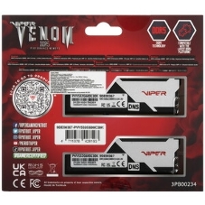 Оперативная память Patriot Viper Venom, DDR5, 32Gb (2x16Gb), 6000MHz, CL30, DIMM, с радиаторами, RGb, черный