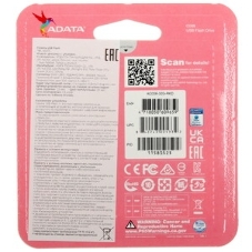 Флешка USB ADATA С008 (AC008-32G-RKD), 32Gb, USB 2.0, R/W 15/5, черный/красный