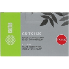 Картридж лазерный Cactus CS-TK1120 черный ((3000 стр.) (для Kyocera FS-1060DN, FS-1025MFP, FS-1125MFP) (CS-TK1120)