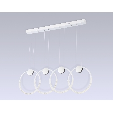 Светильник Ambrella light FL10598/4 WH/CH белый/хром 4200K 45W 940*20*1200 (Без ПДУ)
