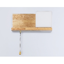 Светильник Ambrella light TR83123 LW/FR светлое дерево/белый матовый E27 max 40W 300*140*140