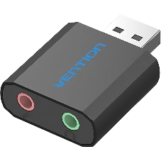 Внешняя звуковая карта Vention USB Черная