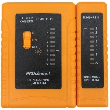 Тестер кабеля PROconnect RJ-45+RJ-11 468
