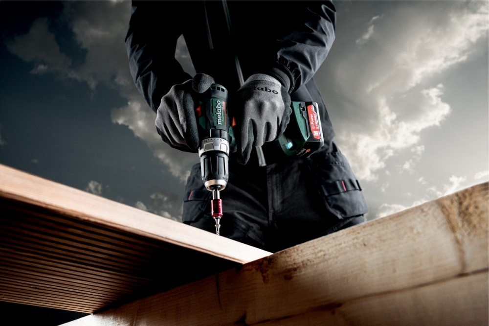 Дрель-шуруповерт аккумуляторная Metabo PowerMaxx SB 12 BL 601077500, Аккумуляторный, 12В, Кейс