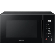 Микроволновая печь Samsung MS23T5018AK/BW черный, 23 л, 800 Вт, переключатели - сенсор