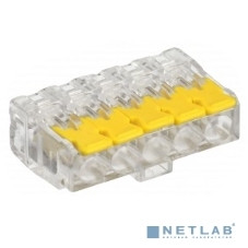 Клемма IEK СМК UKZ60-415-050 5x 0.2-0.4мм2 дл.19.2мм ш.30.4мм желтый (упак.:50шт)