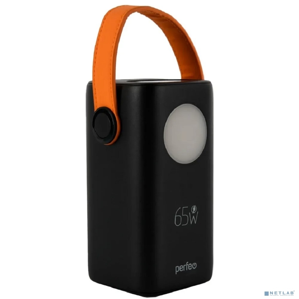 Портативный аккумулятор Perfeo Powerbank MOON 65W 40000 mAh/LED дисплей/PD+QC 3.0/2Type-C/2 USB/,max 65W/Black