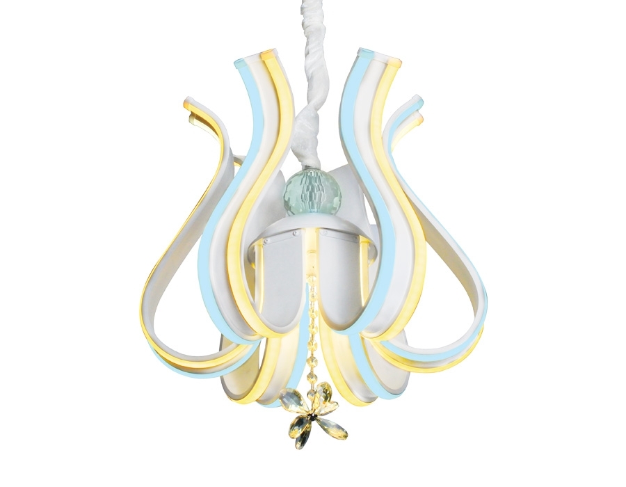Светильник Ambrella light FL112/6 WH белый 156W 460*460*400 (ПДУ РАДИО 2.4)
