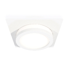 Комплект встраиваемого светильника Ambrella light XC8061017 SWH/FR белый песок/белый матовый GX53 (C8061, N8412)