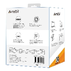 Веб-камера A4Tech PK-935HL 1920x1080, 30 кадр/с, USB Type-A, микрофон, ручная фокусировка, универсальное крепление