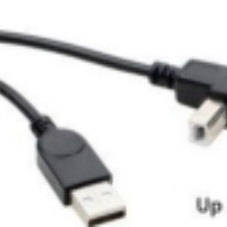 Кабель USB 2.0 на USB-B угол вверх 5 м
