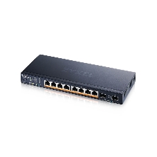 Коммутатор Zyxel XMG1915-10EP-EU0101F (L2+) 8x2.5 Гбит/с 2SFP+ 8PoE++ 130W управляемый