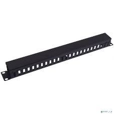 Панель-органайзер кабеля 5bites CM-104B ГРЕБЕНКА, КРЫШКА, 1U, 19