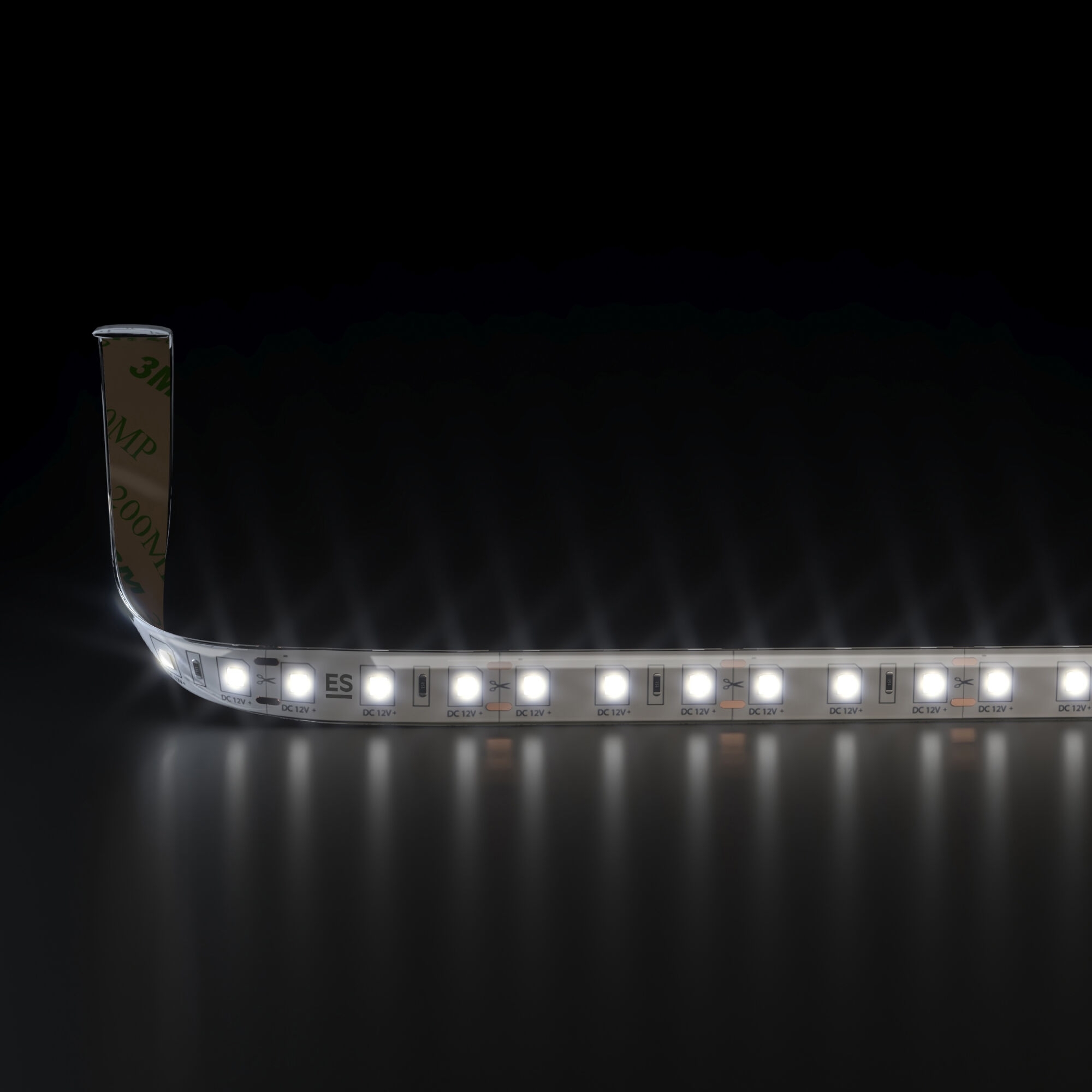 Лента светодиодная 5050 12V 60Led 14,4W IP20 / 60Led 14,4W IP20 4200K дневной белый