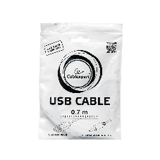 Кабель Gembird/Cablexpert AM/DC 2,5мм 5V 2A (для планшетов Android), 0.7м, экран, черный, пакет