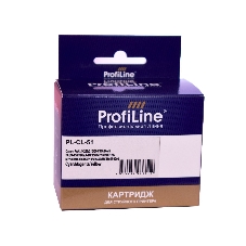 Картридж струйный ProfiLine PL-CL-51 для принтеров Canon PIXMA MP150/MP160/MP170/MP180/MP450/MP460/MX300/MX310/IP1200/IP2200/IP6210/IP6220/IP6310/IP6320 с чернилами Cyan/Magenta/Yellow