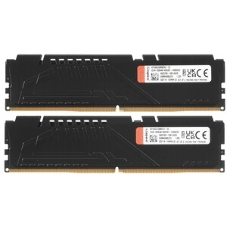 Оперативная память Kingston Fury Beast, DDR5, 32GB (2x16GB), 5600MHz, CL36, DIMM, с радиаторами, черный